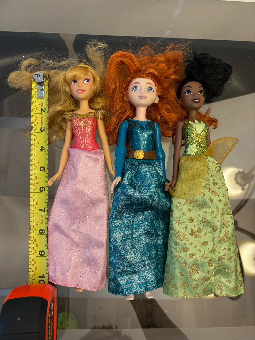 Disney Princess Aurora Merida Tiana Fashion Dolls Lot of 3 11 in